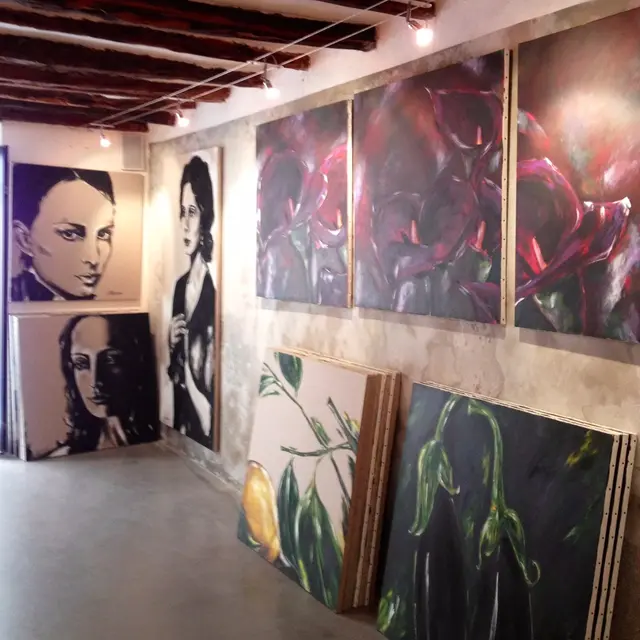 Galerie-mallaroni-exposition-Corsica-peintures-bonifacio