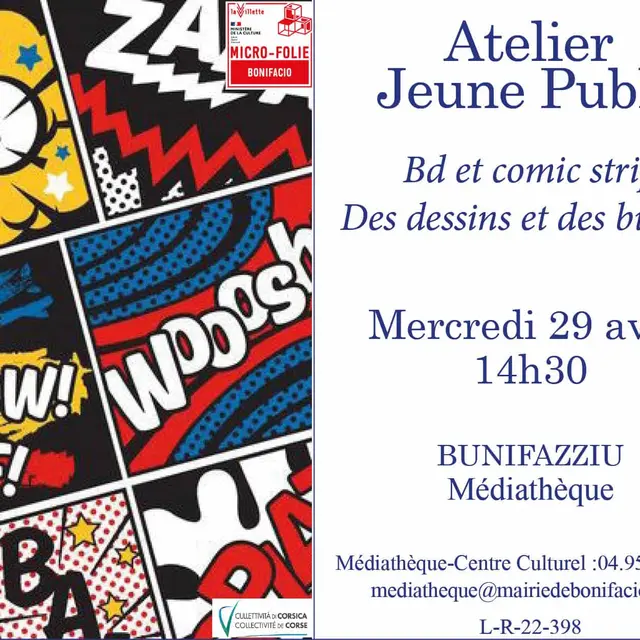 Atelier jeune public : BD et comics