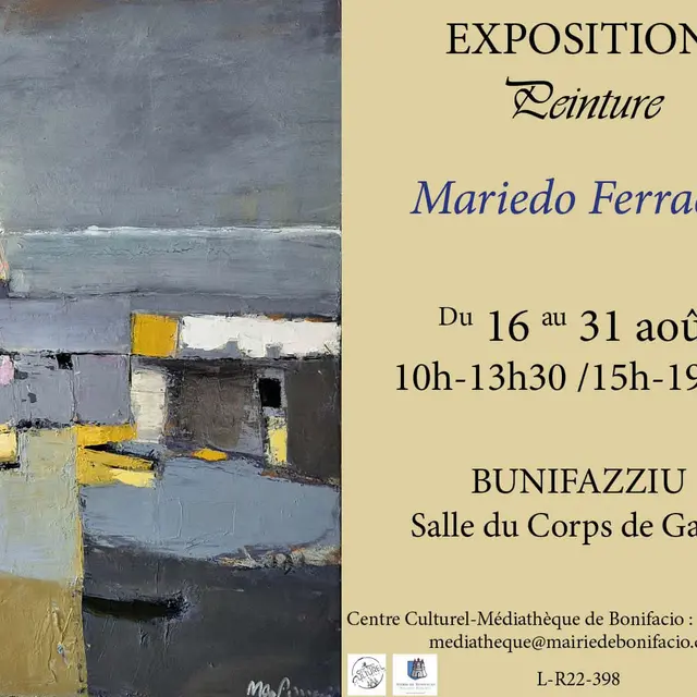 Exposition de l'artiste Mariedo Ferracci à Bonifacio