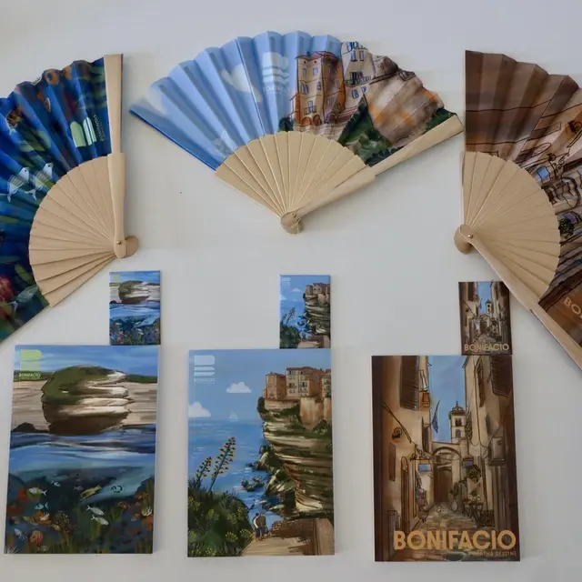Photo eventails, magnets et carnets
