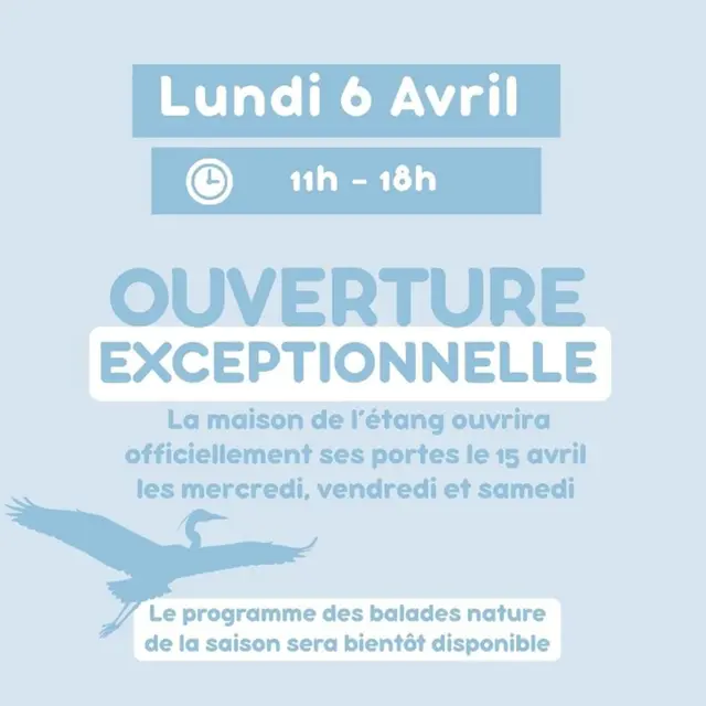 Ouverture exceptionnelle