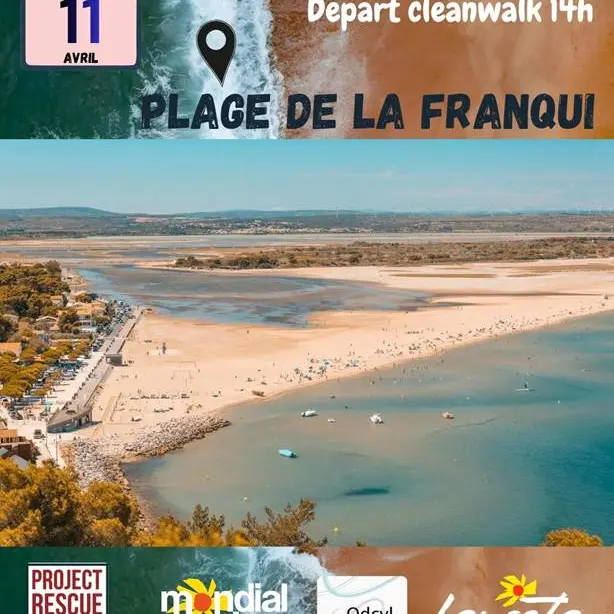 Nettoyage plage de la Franqui
