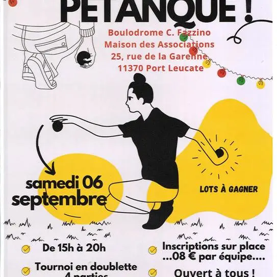 Concours de pétanque