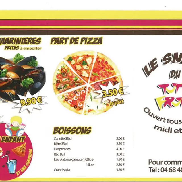 Le snack du Tutti Frutti
