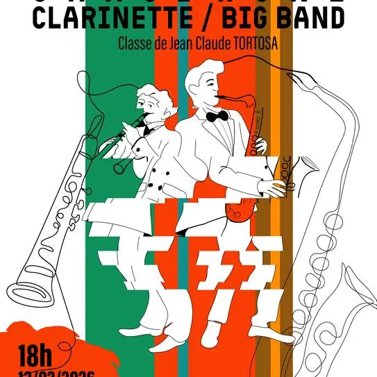 Représentation classe de saxophone et clarinette