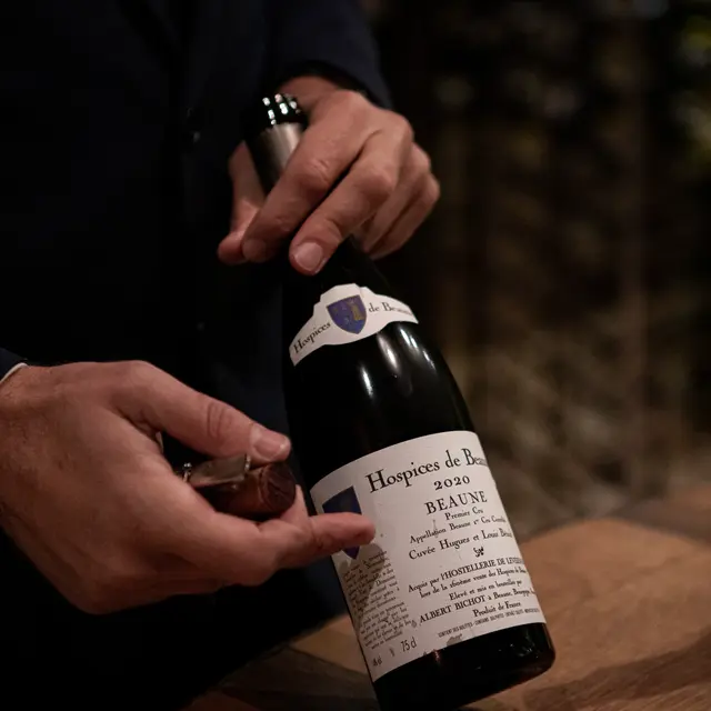 Menu Vente des Vins
