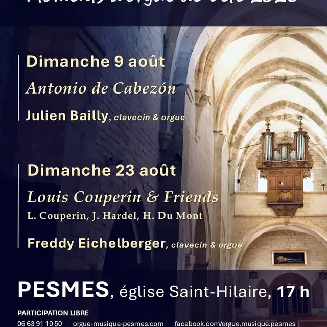 Moments d'orgue de l'été