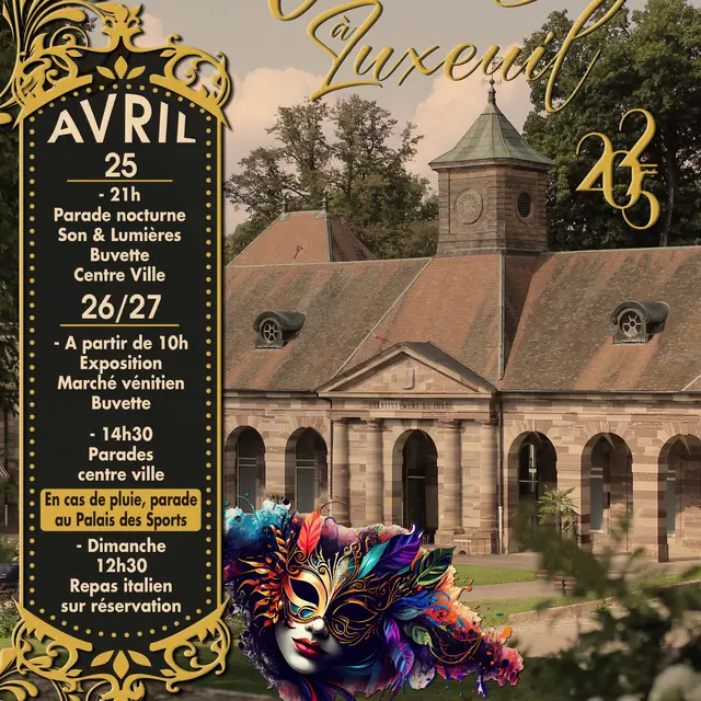 Venise à luxeuil 2025