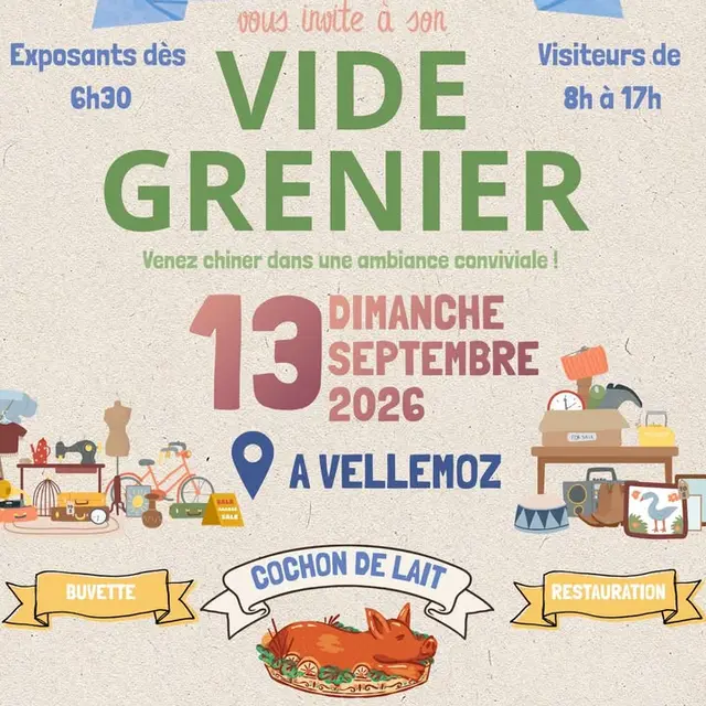13 septembre Vellemoz vide-grenier