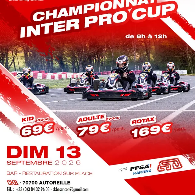 13 septembre autoreille karting