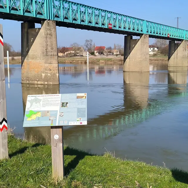 Ligne de démarcation à Gergy
