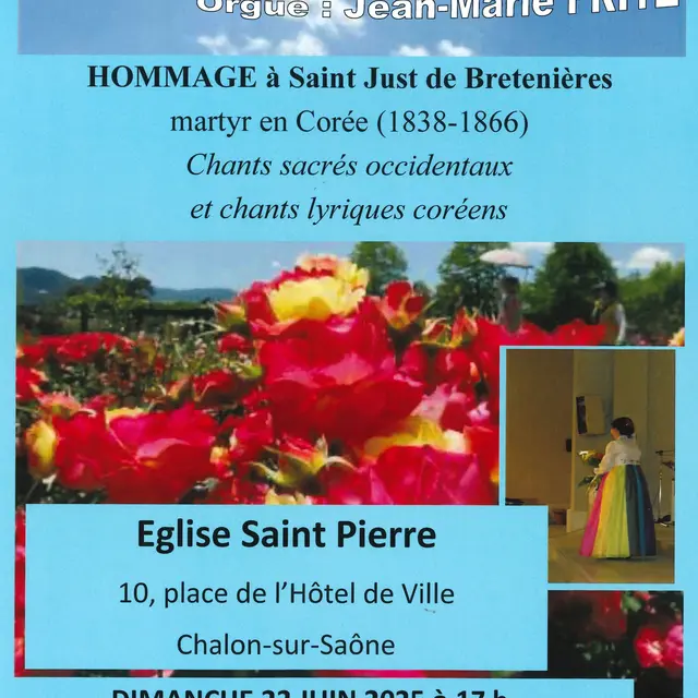 Concert-hommage Saint Just de Bretenières