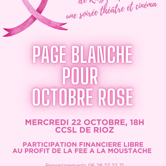 Rose Minimaliste Prévention Octobre Rose Affiche - 1