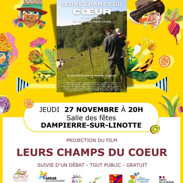Affiche A4 Projection Alimenterre - Charlotte Dampierre
