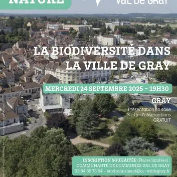 La Biodiversité dans la ville de Gray