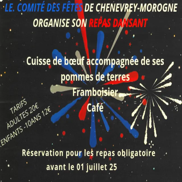 Repas dansant Chenevrey