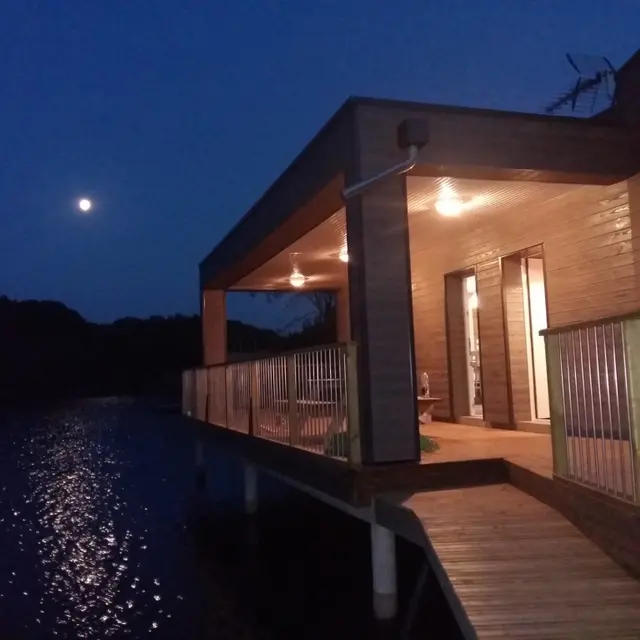 Chalet au bord de l'étang