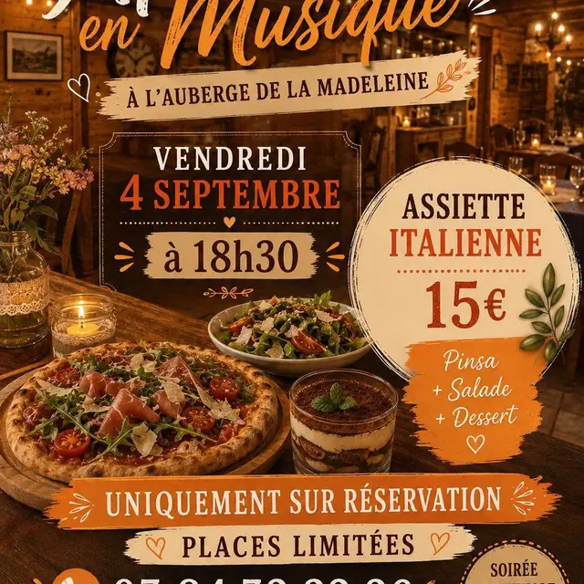 4 septembre apéro La madeleine