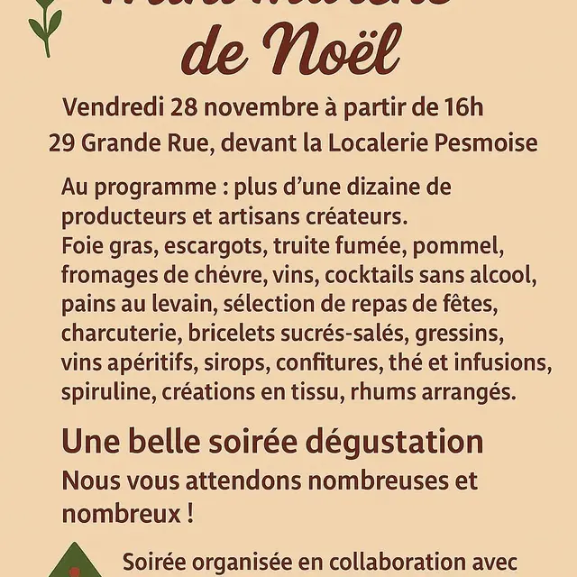 Mini marché de Noël
