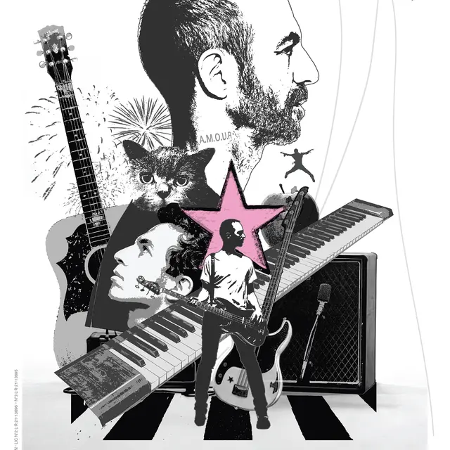 CALO AFFICHE THEATRE TOUR + TYPO - 40x60