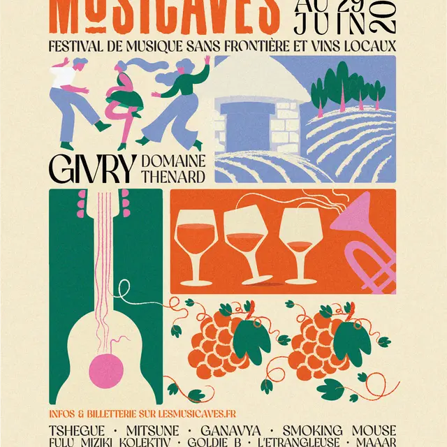Affiche festival les Musicaves 2025