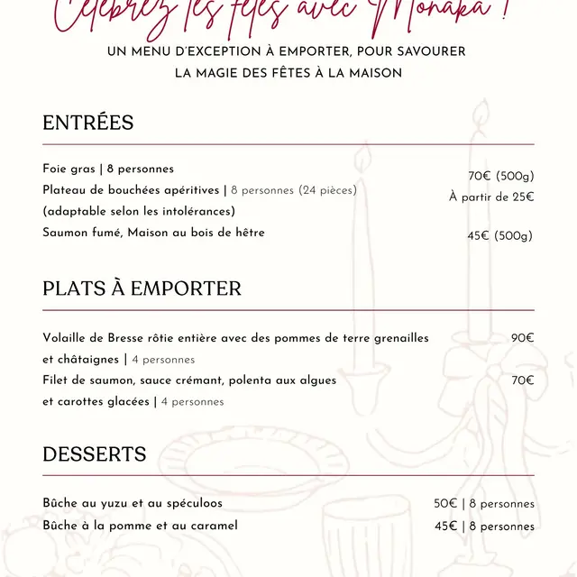 Commande à emporter