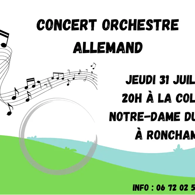 Chapelle et MNDH 25 - Concert Orchestre Allemand