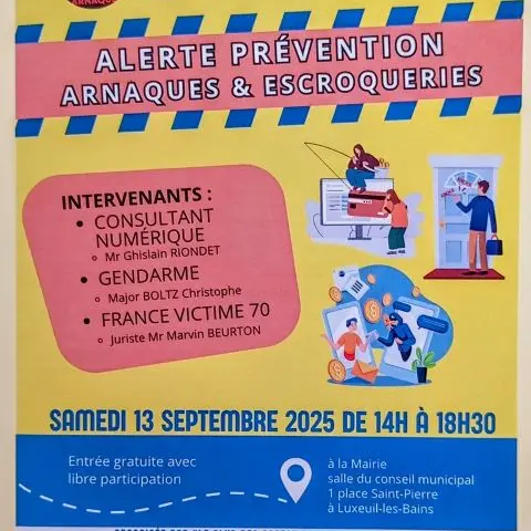 Conférence arnaques - 13 SEPT 2025