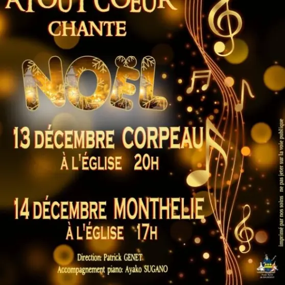 Concerts de Noël – Chorale Atout Coeur