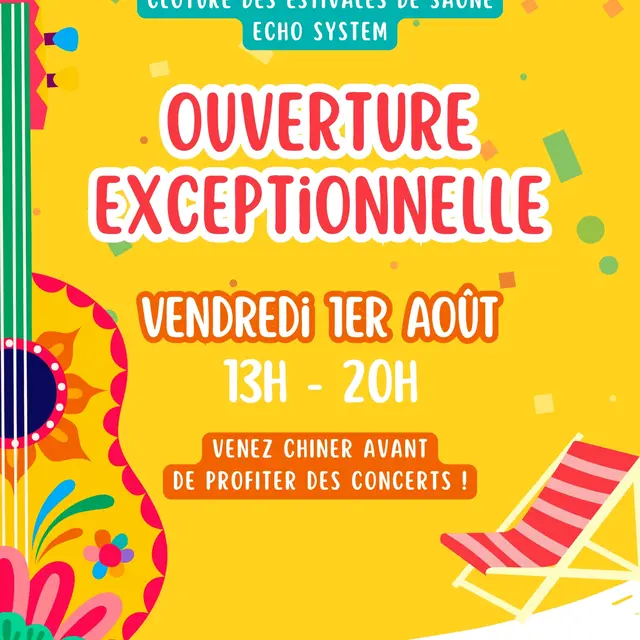 Affiche cloture des estivales