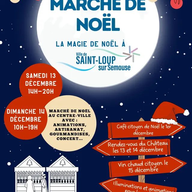 Affiche du Marché de Noël