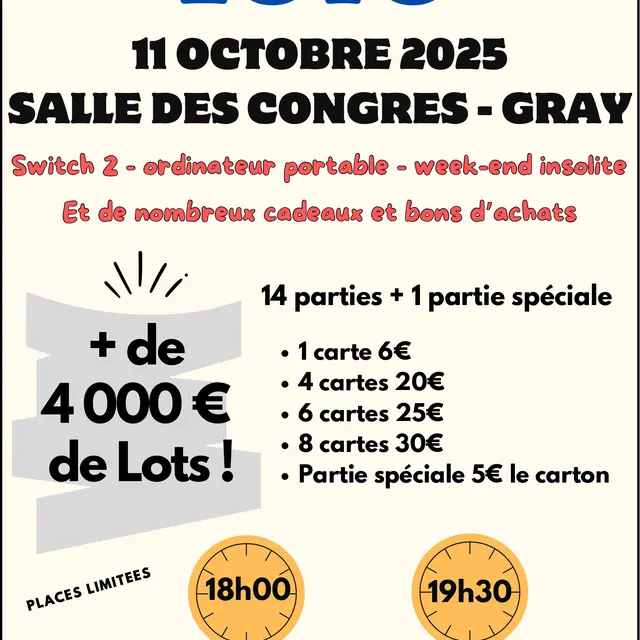 AFFICHE LOTO