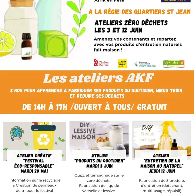 Affiche des ateliers AKF