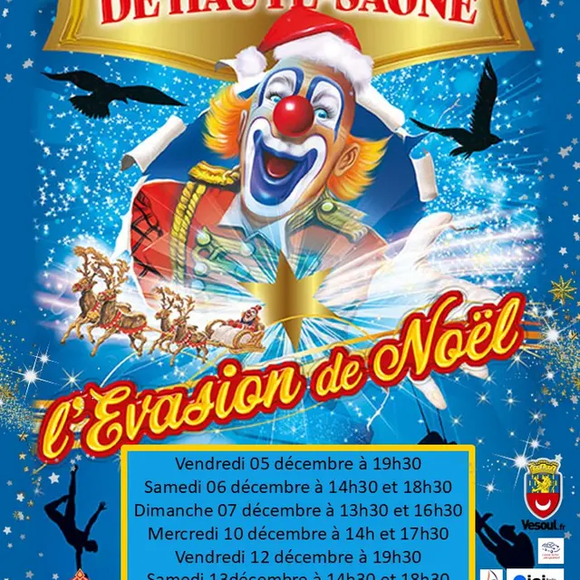 Affiche A4 Noel 2025 Cirq evasion