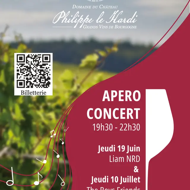 affiche apéro concert