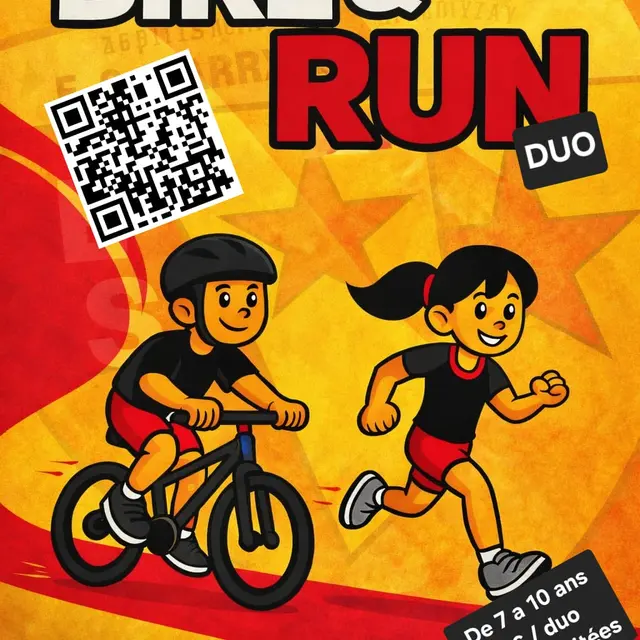 Affiche Bike & Run 7-10 ans 2026