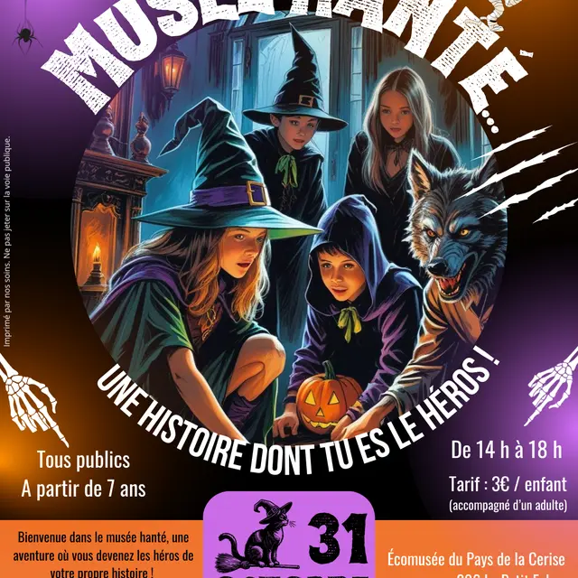 Bienvenue dans le musée hanté, une aventure palpitante où tu deviens le héros de ta propre histoire ! En pénétrant dans ce musée mystérieux, tu te retrouves entouré d'œuvres d'art animées, de murmures étranges et de corridors sinistres. Chaque salle - 2