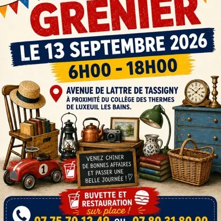 Vide grenier Luxeuil