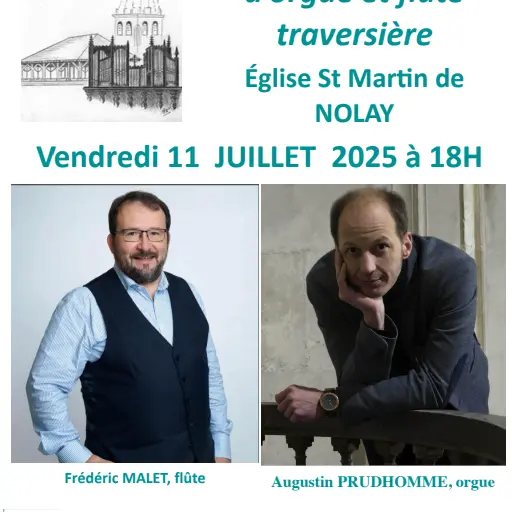 Affiche concert 11 juillet 2025