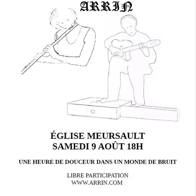 Affiche concert ARRIN Meursault