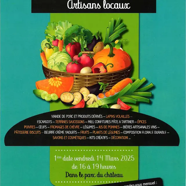 Affiche marché de producteurs