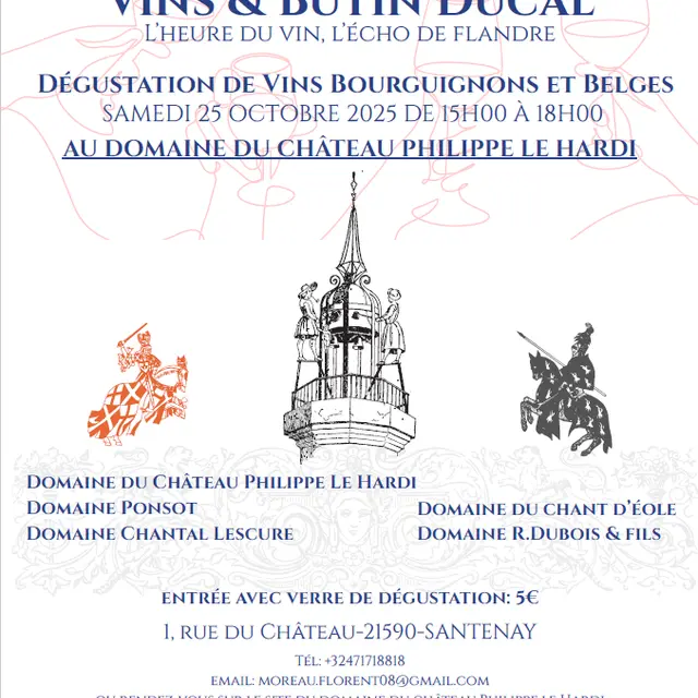 Affiche salon vins et butin ducal
