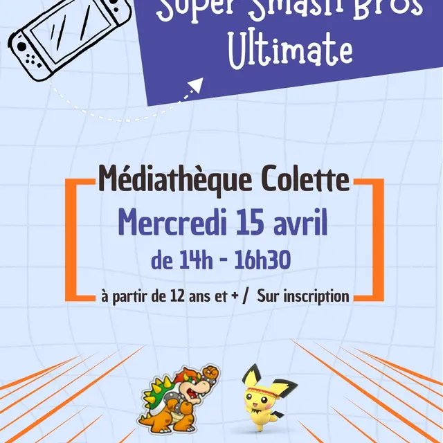 Affiche super smash bros