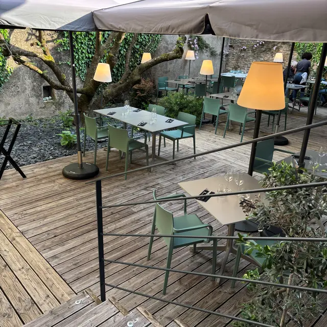 Ardoise - terrasse intérieure
