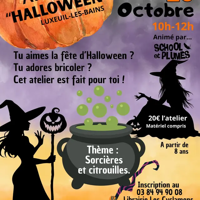 Atelier Halloween Les Cyclamens