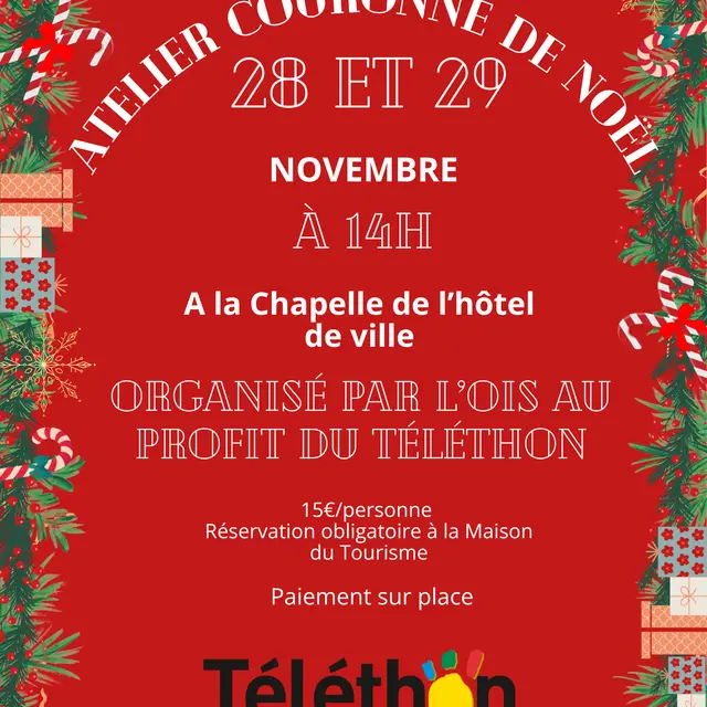 Atelier couronne de Noël - 1