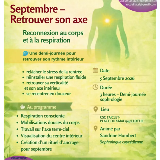 Atelier sophrologie