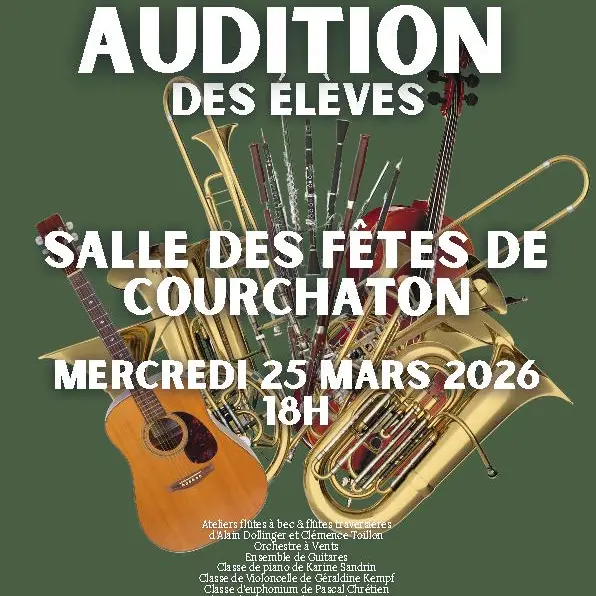 Audition Courchaton EDMT 25mars