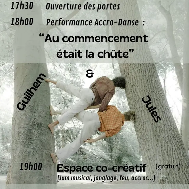 Performance accro-danse : Au commencement étais la Chutte