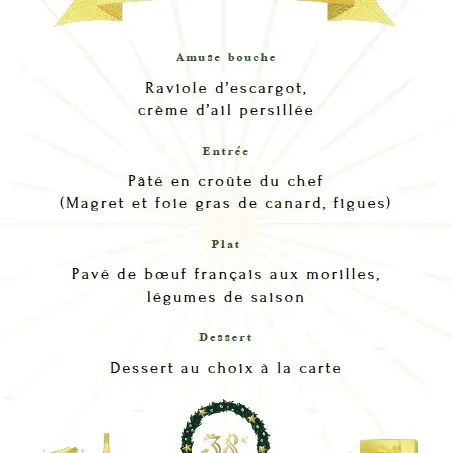 Belena - menu de fête